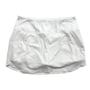 Athleta Athletic Run With It 14” Skort Jupe-Short White Women’s Size Medium